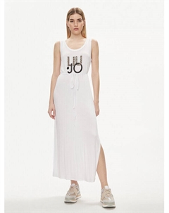 Трикотажное платье обычного кроя, белый Liu jo