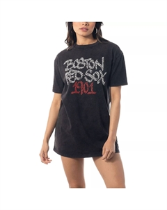 Женское черное платье-футболка The Wild Collective Boston Red Sox Unbranded