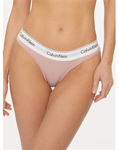 Струнная танга, розовый Calvin klein