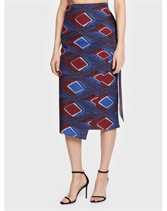 Юбка миди стандартного кроя Weekend Max Mara, синий Weekend max mara