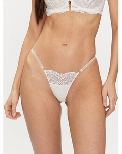 Струнная танга, белый Selmark