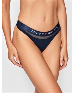 Струнная танга, синий Tommy hilfiger