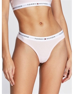 Струнная танга, розовый Tommy hilfiger