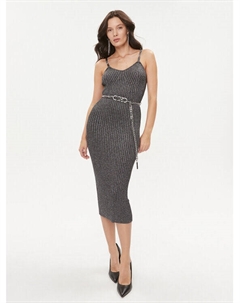 Трикотажное платье приталенного кроя, черный Michael michael kors