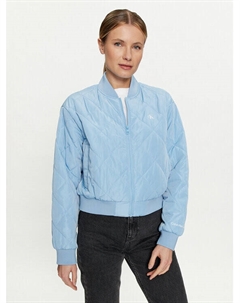 Бомбер стандартного кроя, синий Calvin klein