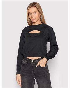 Блуза свободного кроя, черный Converse