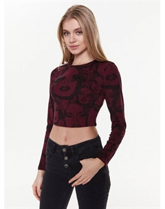 Узкая блузка, красный Guess