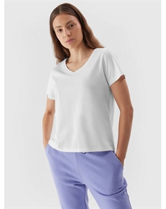 Футболка стандартного кроя, белый 4f