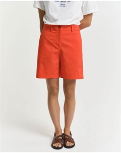 Женские шорты-бермуды в стиле чинос с боковыми карманами, оранжевый Gant