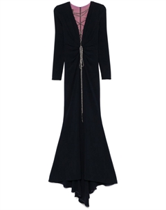 Платье с V-образным вырезом, синий Talbot runhof