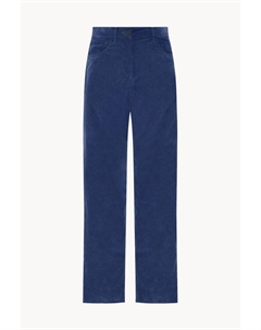 Брюки Tarley из хлопка, синий The row