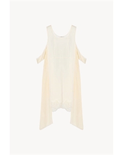 Платье Ingram из шелка, белый The row