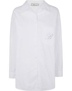 Рубашка с логотипом, белый Blumarine