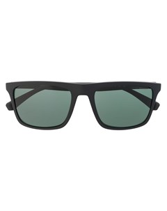 Emporio armani солнцезащитные очки в фактурной квадратной оправе 56 черный Emporio armani
