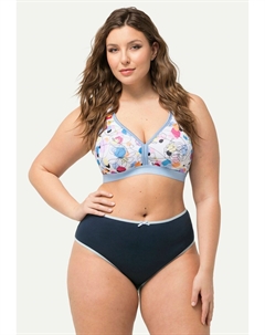 Трусы 5 PACK CONTRAST TRIM MIDI, темно-синий Ulla popken