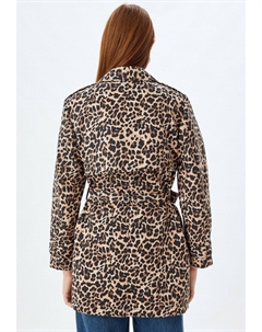 Тренчкот LEOPARD, коричневый Koton