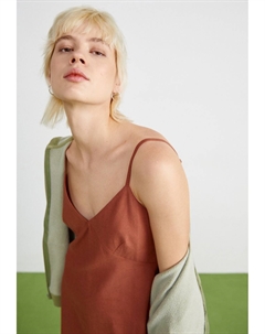 Повседневное платье SANTORINI SLIP DRESS, коричневый Roxy