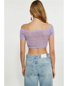 Футболка с принтом TOP, фиолетовый Mymo