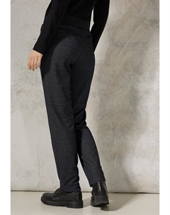 Спортивные брюки GEMUSTERTE, черный Cecil