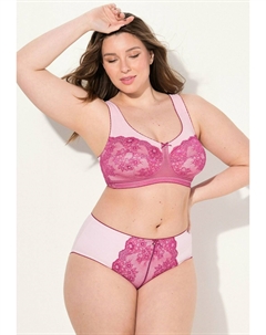 Треугольный бюстгальтер, розовый Ulla popken