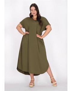 Повседневное платье PLUS SIZE, зеленый Usha