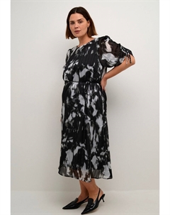 Повседневное платье LIVA MIDI, черный Kaffe curve