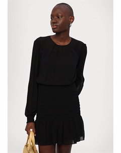 Повседневное платье SMOCK MINI DRESS, черный Michael michael kors
