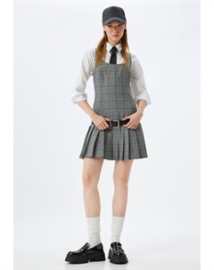 Повседневное платье MINI PLEATED, серый Koton