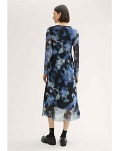 Повседневное платье MIDI, синий Tom tailor