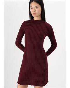 Повседневное платье ERIKA O NECK SKATER DRESS, бордовый Jdy