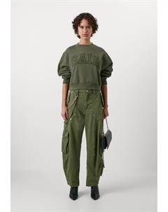 Толстовка X CULT GAIA LOGO CREWNECK, оливковый Gap