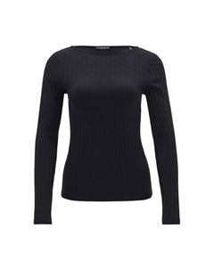 Топ с длинными рукавами SOVKE, черный Opus