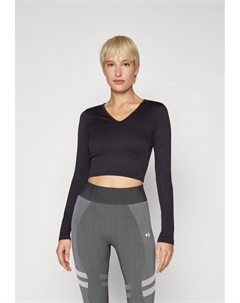 Топ с длинными рукавами ONPFREE SHORT SEAM TOP, черный Only play