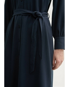 Платье-рубашка MIT GÜRTEL, темно-синий Tom tailor