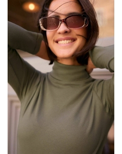 Топ с длинными рукавами ROLL NECK, зеленый Next