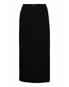 Юбка макси GESTREIFTER, черный Object