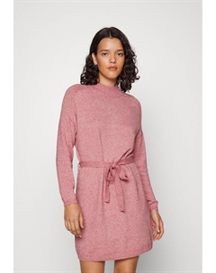 Платье-джемпер ONLLEVA BELT DRESS, светло-розовый Only