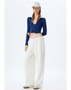 Топ с длинными рукавами, темно-синий Koton