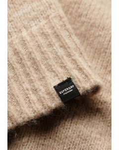 Платье-джемпер V NECK, бежевый Superdry