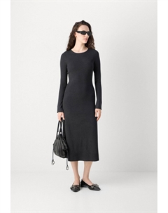 Платье-джемпер DRESS LONGSLEEVE ROUND NECK, темно-серый Marc o'polo
