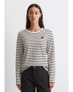 Топ с длинными рукавами GESTREIFTES REGULAR STRETCH, черный Marc o'polo