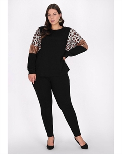 Топ с длинными рукавами, черный Faina