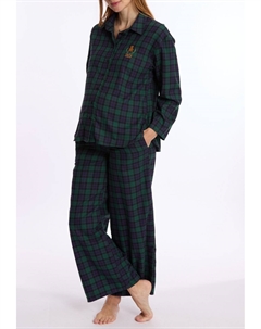 Верх пижамы MATERNITY AND NURSING, зеленый Cache coeur