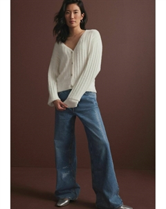 Кардиган SOFT TOUCH FLUFFY V-NECK, молочный Next