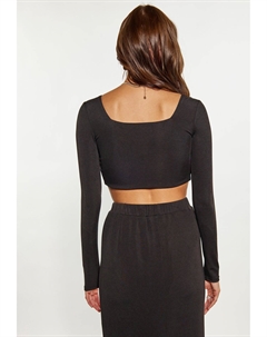 Топ с длинными рукавами, черный Faina