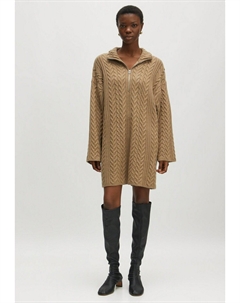 Платье-джемпер, коричневый Edited