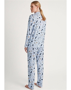Пижама DURCHGEKNÖPFT, светло-голубой Calida