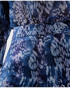 Женские расклешенные брюки, прямого кроя, из струящейся ткани, синий Scalpers