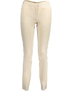 Бежевые хлопковые женские брюки Gant