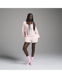 Классическая толстовка с капюшоном на молнии, цвет barely pink Skims